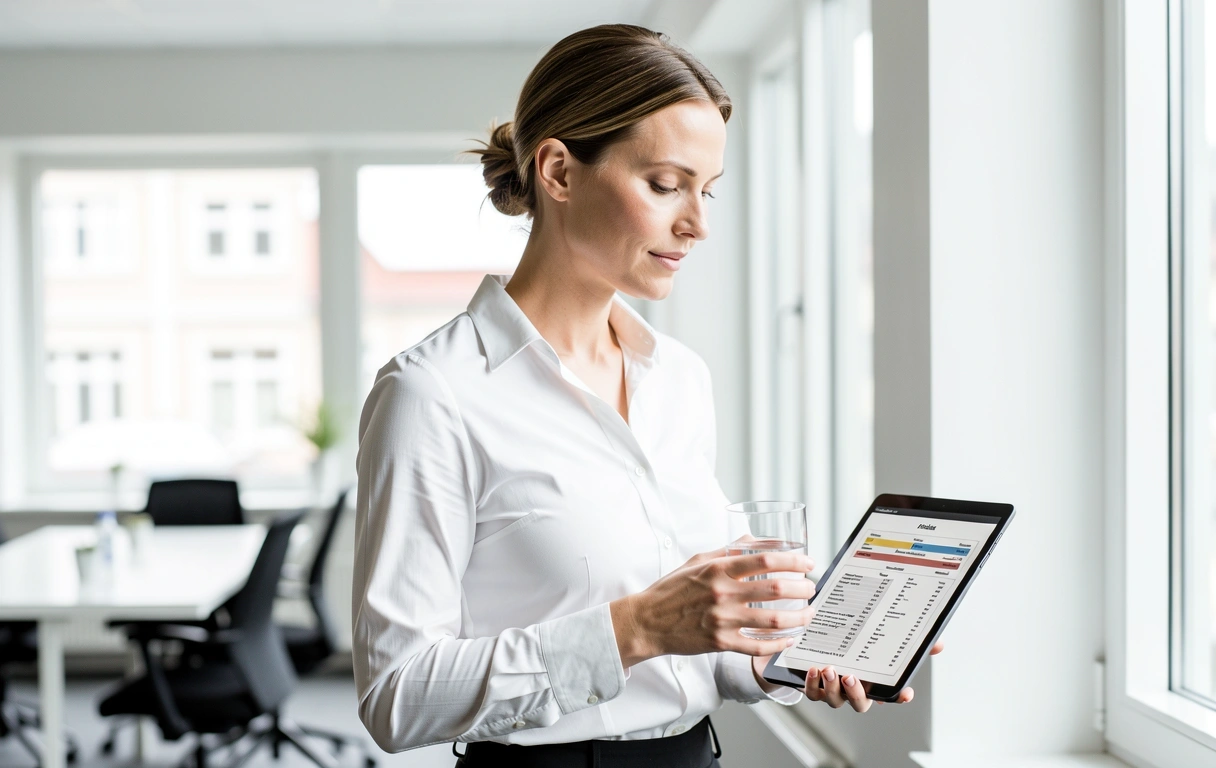 Ravintovalmentaja työssään